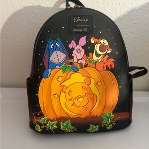 Disney x Loungefly Black Halloween Winnie the Pooh Backpack